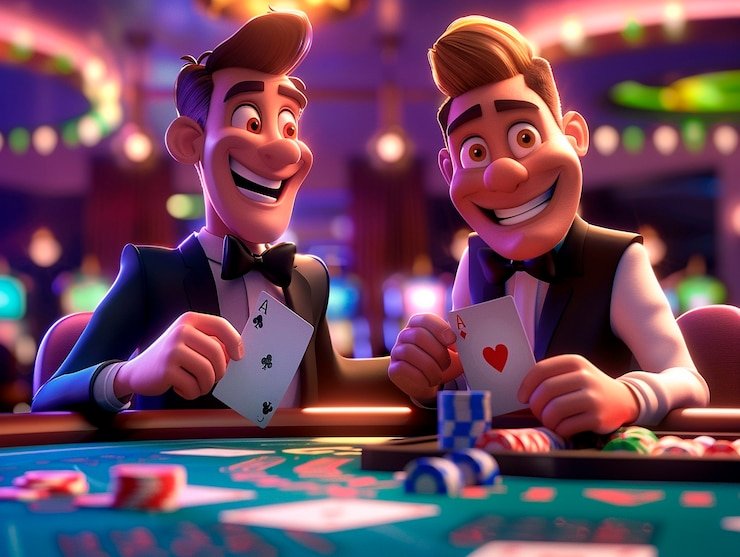 Tampilan detail permainan Galactic Gems dengan gulungan dan simbol